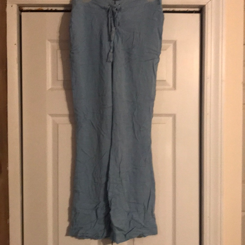 Light blue palazzo pants